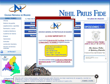 Tablet Screenshot of cnotarial-madrid.org